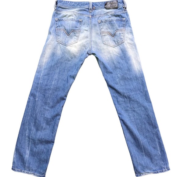 Men's Vintage Diesel Jeans Diesel Industry Distressed Denim, Size 31W/30L - Picture 2 of 8